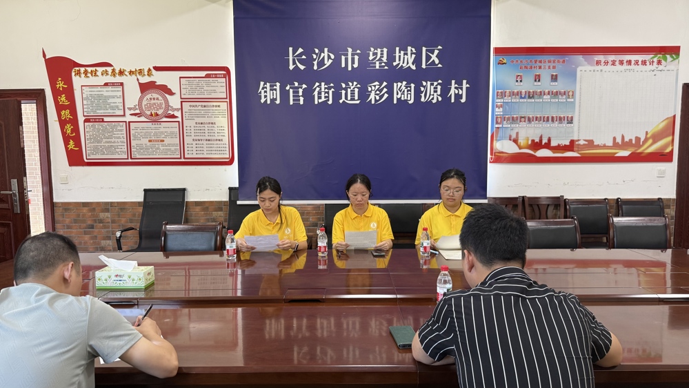 图1：图为队员现场汇报调研成果
